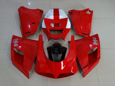 1993-2005 Gloss Red Ducati 996 748 916 998 Fairings