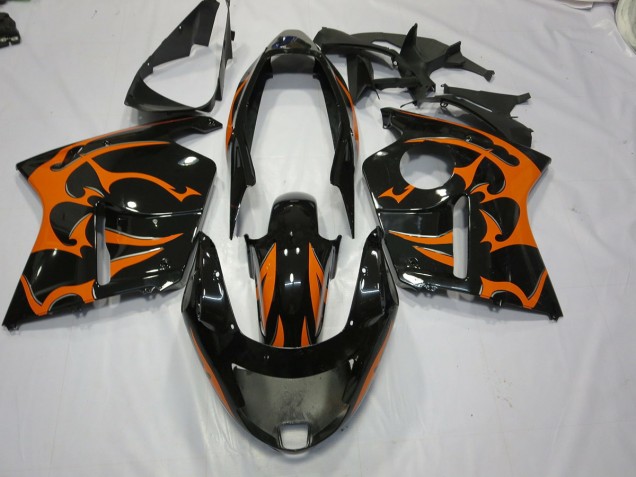 1996-2007 Black and Orange CBR1100XX Fairings