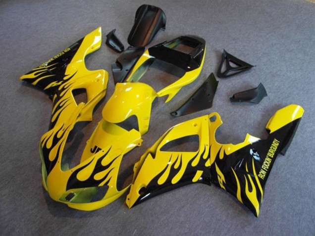 1998-1999 Yellow Flame R1 Fairings