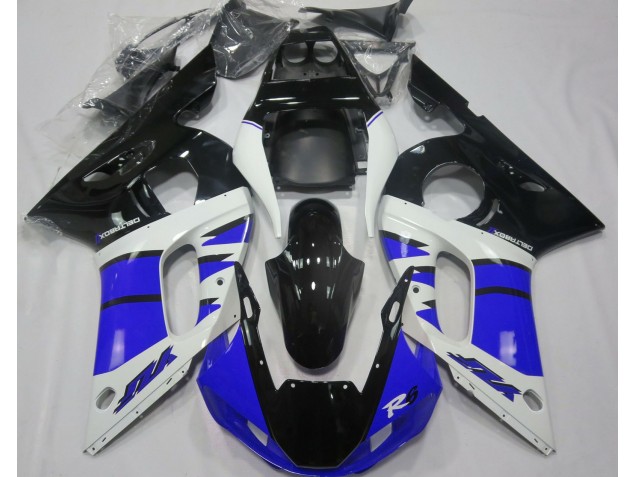 1998-2002 Gloss Blue and Black R6 Fairings