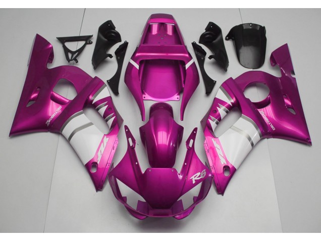 1998-2002 Pink & White R6 Fairings