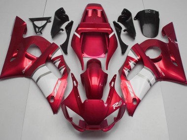 1998-2002 Red & White R6 Fairings