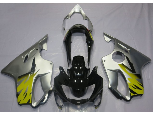 1999-2000 Silver Yellow and Black CBR600 F4 Fairings