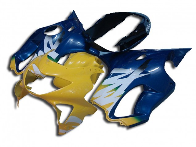 1999-2000 Yellow and Blue CBR600 F4 Fairings