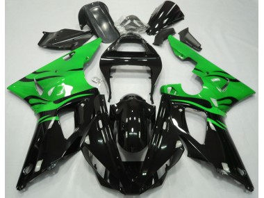 2000-2001 Black Flame & Green R1 Fairings