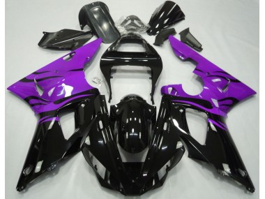 2000-2001 Black Flame & Purple R1 Fairings