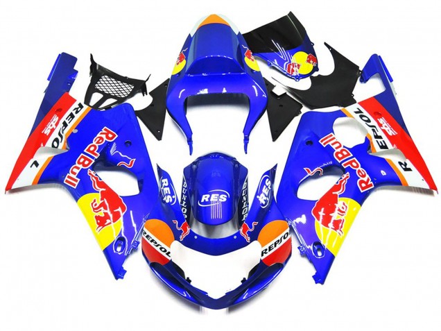 2000-2002 Custom Red Bull Style OEM style Kit GSXR 1000 Fairings