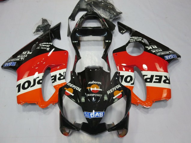 2001-2003 Black Repsol CBR600 F4i Fairings