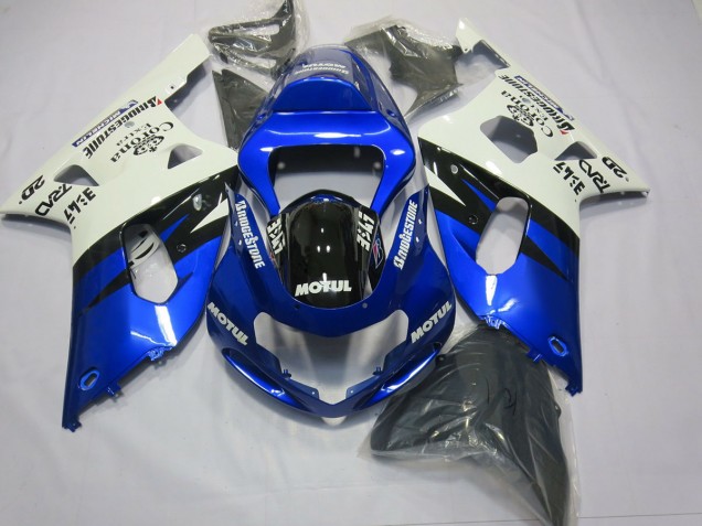 2001-2003 Blue and Black GSXR 600-750 Fairings