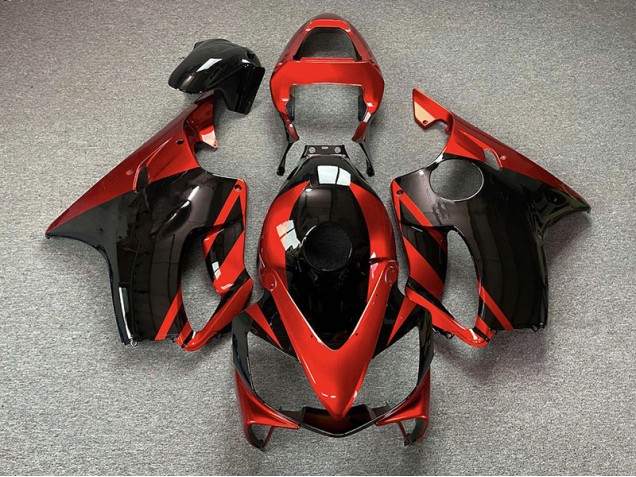 2001-2003 Gloss Red and Black CBR600 F4i Fairings