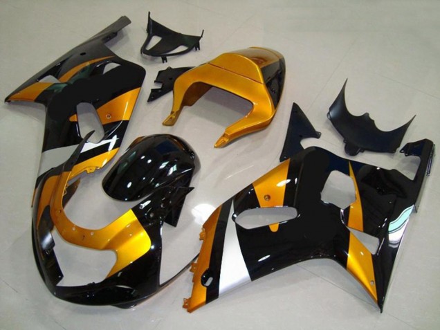 2001-2003 Gold and Black GSXR 600-750 Fairings