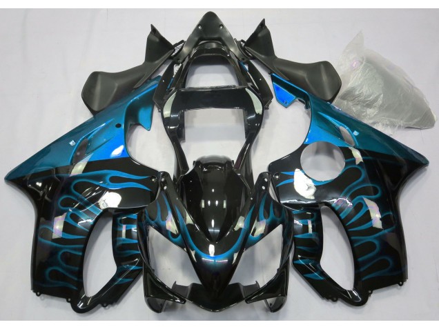 2001-2003 Light Blue Flame CBR600 F4i Fairings