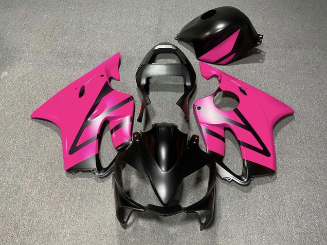 2001-2003 Matte Black and Pink CBR600 F4i Fairings