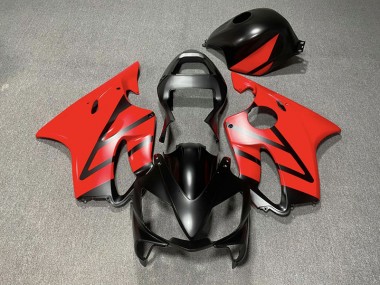 2001-2003 Matte Black and Red CBR600 F4i Fairings