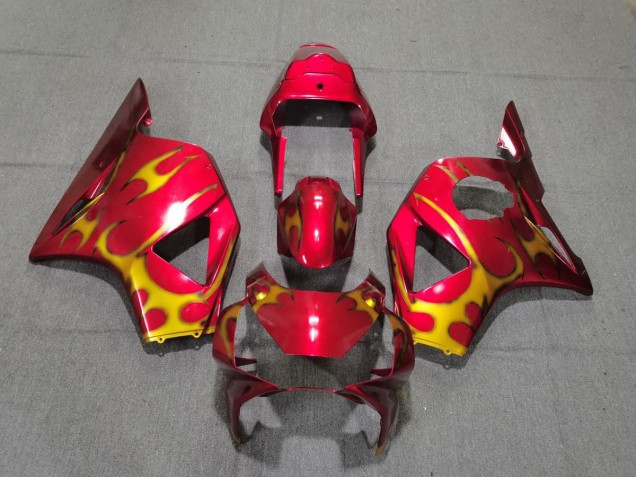 2002-2003 Red & Gold Style CBR954RR Fairings