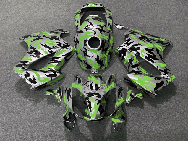 2002-2012 Green Camo VFR800 Fairings