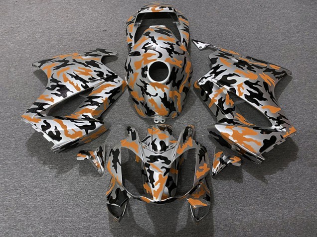 2002-2012 Orange Camo VFR800 Fairings