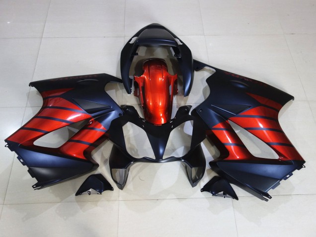 2002-2012 Red and Black VFR800 Fairings