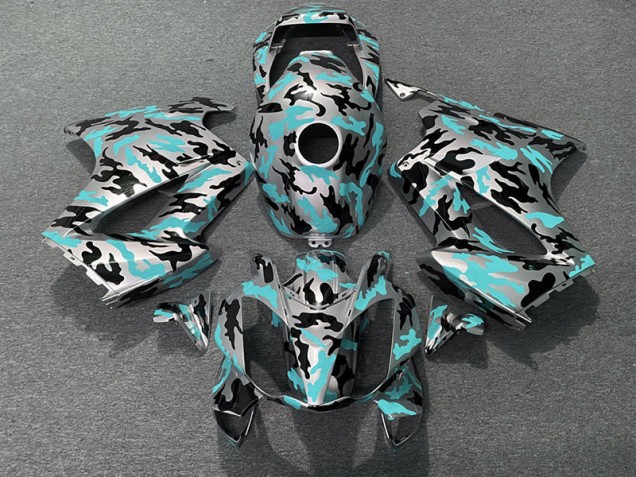 2002-2012 Teal Camo VFR800 Fairings