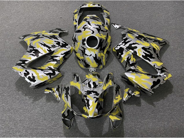 2002-2012 Yellow Camo VFR800 Fairings