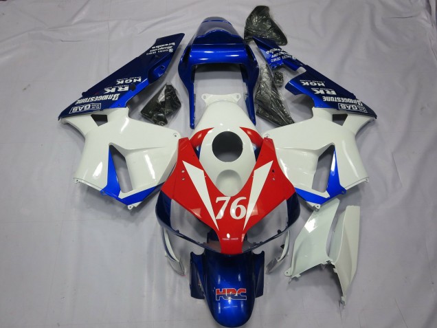 2003-2004 76 White and Red CBR600RR Fairings