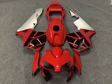 2003-2004 Red Black and Silver CBR600RR Fairings