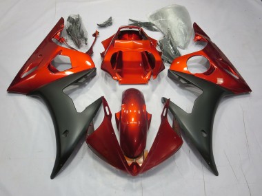 2003-2004 Red / Orange Matte R6 Fairings