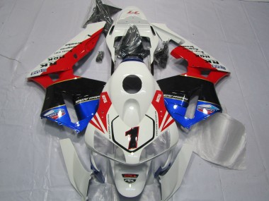 2003-2004 Red White Black and Blue CBR600RR Fairings