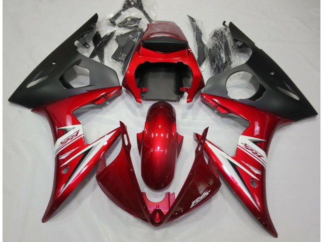 2003-2004 Red & White R6 Fairings