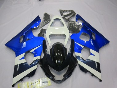 2004-2005 Blue White GSXR 600-750 Fairings