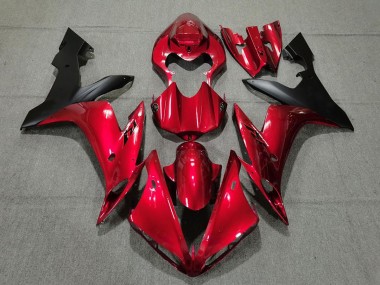 2004-2006 Candy Red & Black R1 Fairings