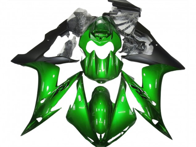 2004-2006 Gloss Green & Black R1 Fairings