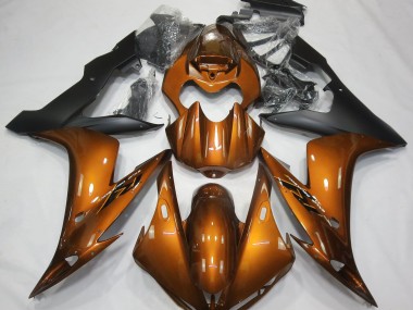 2004-2006 Gloss Orange & Black R1 Fairings