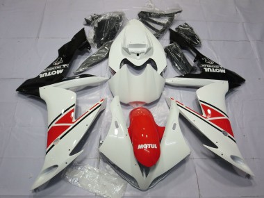 2004-2006 Oem Style Red and White R1 Fairings