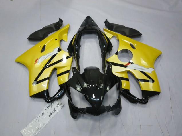 2004-2007 Pearl Yellow Gloss Black CBR600 F4i Fairings