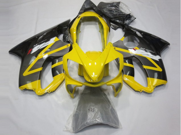 2004-2007 Yellow and Silver CBR600 F4i Fairings