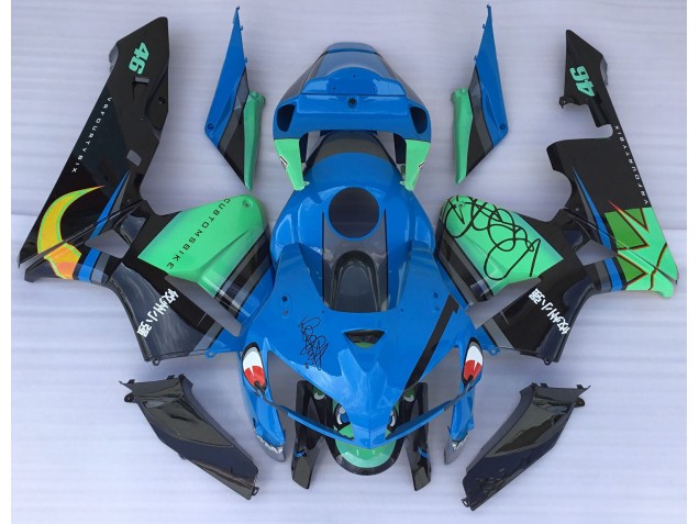 2005-2006 Blue Shark & Green CBR600RR Fairings