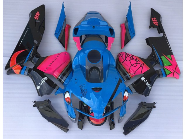 2005-2006 Blue Shark & Pink CBR600RR Fairings