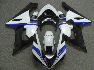 2005-2006 Blue White and Black ZX6R Fairings