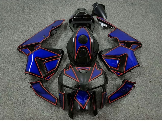 2005-2006 Blue and Red Turtle CBR600RR Fairings