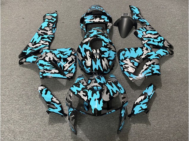 2005-2006 Camo & LIGHT CYAN CBR600RR Fairings