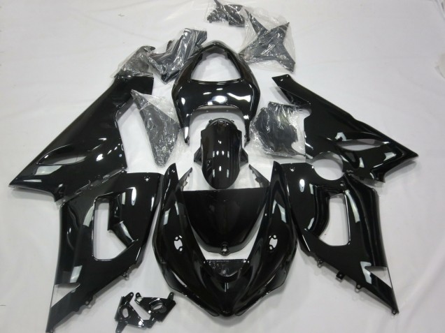 2005-2006 Gloss Black ZX6R Fairings