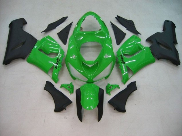 2005-2006 Gloss Green Matte ZX6R Fairings