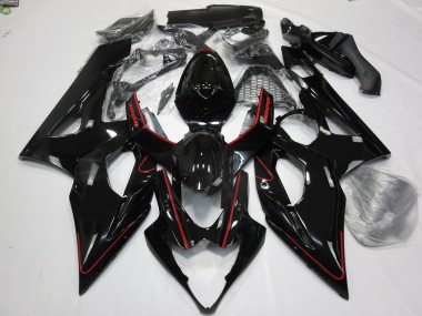 2005-2006 Gloss Red and Black GSXR 1000 Fairings