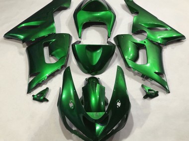 2005-2006 Metallic Green ZX6R Fairings