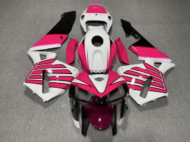 2005-2006 Pink and White Wings CBR600RR Fairings