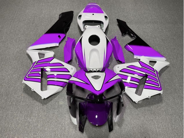 2005-2006 Purple and White Wings CBR600RR Fairings