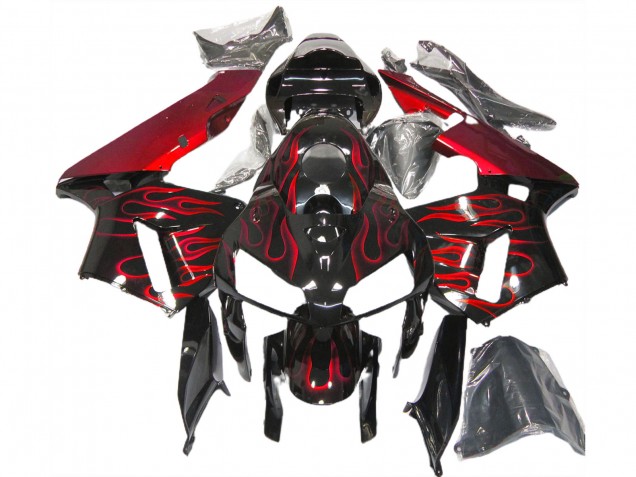 2005-2006 Red Flame CBR600RR Fairings