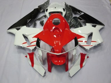 2005-2006 Red and White Style CBR600RR Fairings