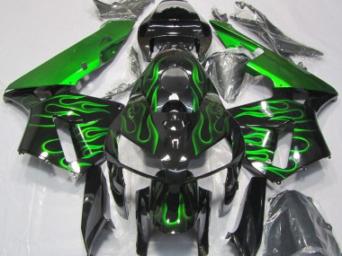 2005-2006 Vibrant Green Flame CBR600RR Fairings